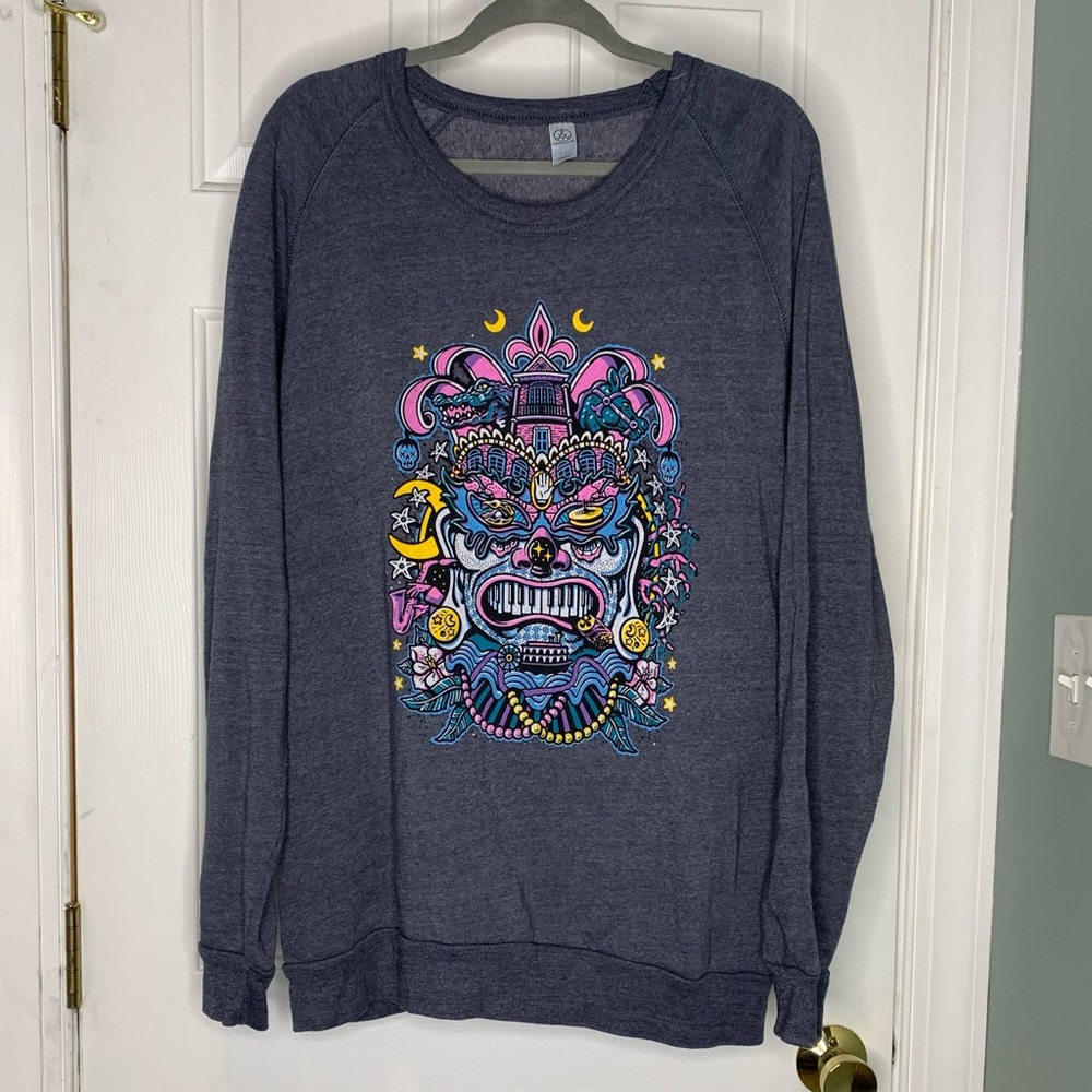 New Orleans Mardi Gras Jazz Voodoo Parade French Quarter Sweatshirt -Dirty Coast